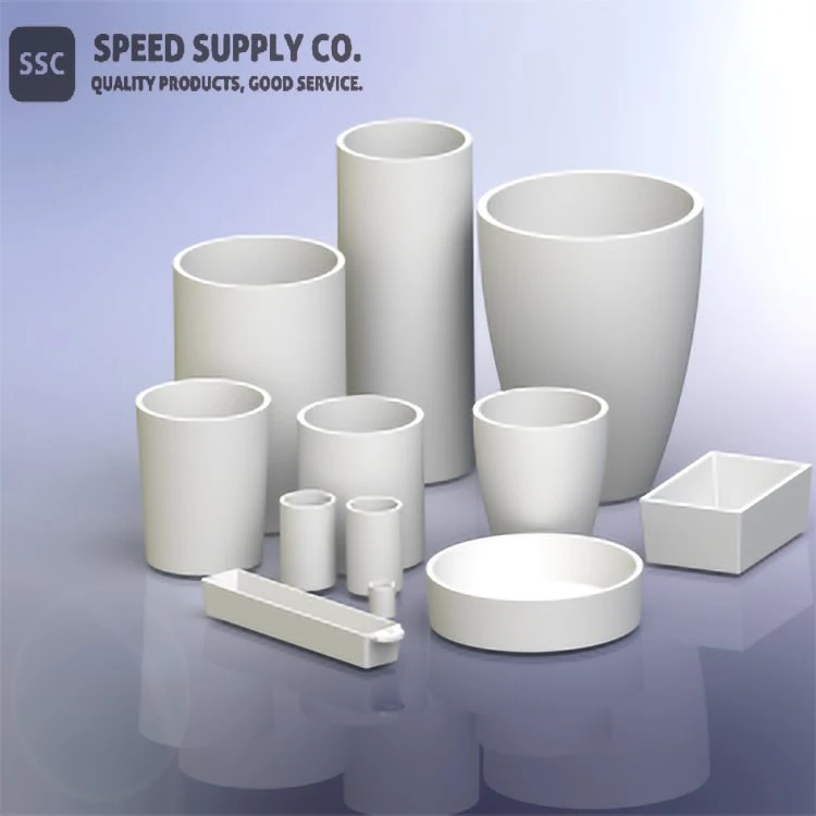Magnesia wedi'i Sefydlogi Zirconia Crucible