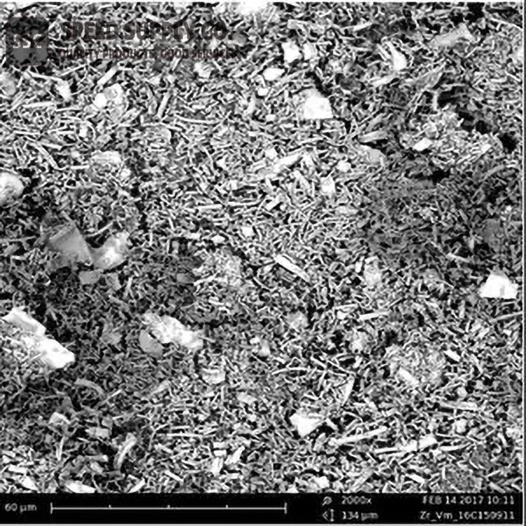 Nanofiberau wedi'u Melino Ocsid Zirconium